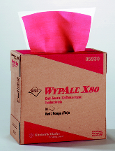 WIPER WYPALL SHOP PRO RED 9.1X16.8 5/80/1 (CS) - Shop Pro